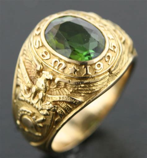 Tiffany & Co. West Point Class Ring Dated 1925 in 18k Yellow