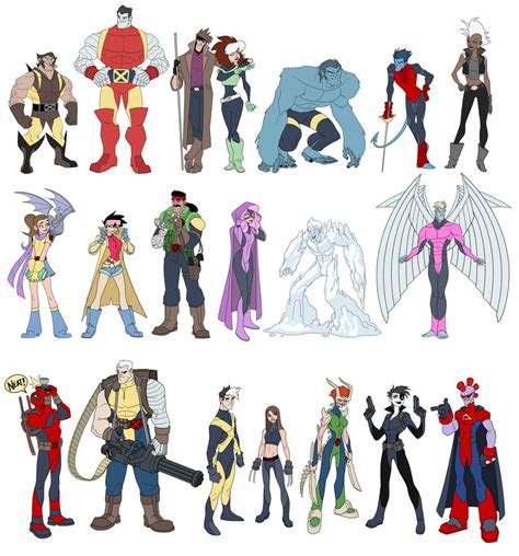 Disney's X-Men | Cartoon styles, Marvel superheroes, X men