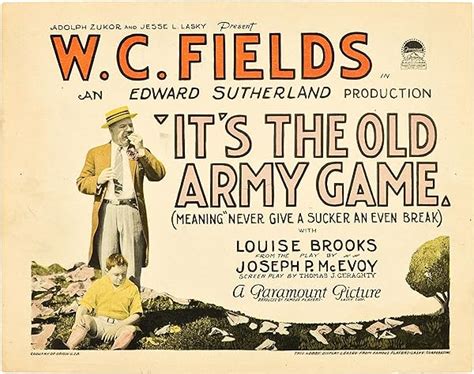 It's the Old Army Game (1926)