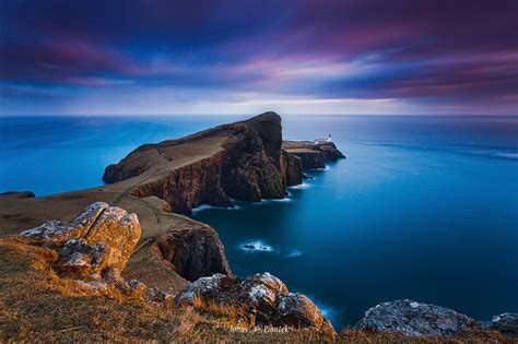 壁紙，蘇格蘭，灯塔，海，Neist point Inner Hebrides Isle of Sky，岩，大自然，下载，照片