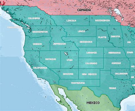 The Western States in 1997 : imaginarymaps
