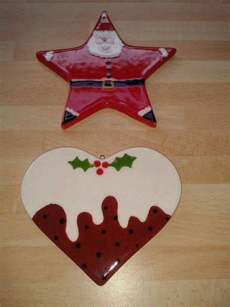 Pottery Painting Christmas Decorations