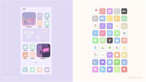 48+ Aesthetic iOS 18 App Icons & Icon Packs (iPhone & iPad) | Gridfiti