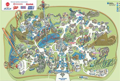 From The Archives: Canada's Wonderland 1981 Map - Theme Park Canuck