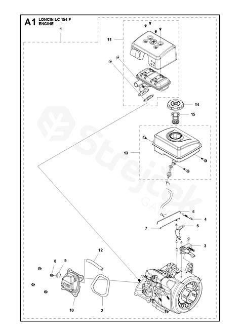 Spare parts - Partlist - LONCIN ENGINE LC154F - PRODUCT COMPLETE ...