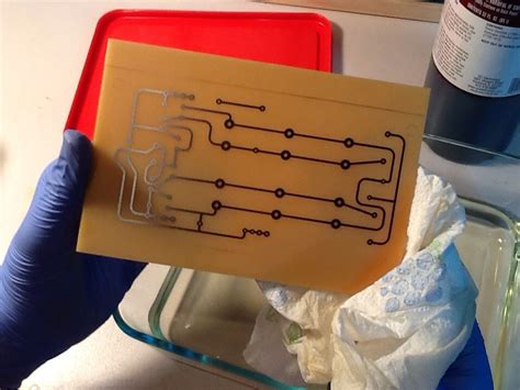 DIY Printed Circuit Board | The boys did a great job etching… | Flickr