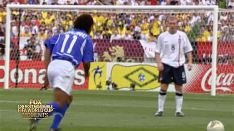 Ronaldinho magic! His free kick vs England remains one of the cheekiest ...