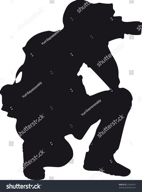 Photographer Silhouette Vector Stock Vector (Royalty Free) 22644931