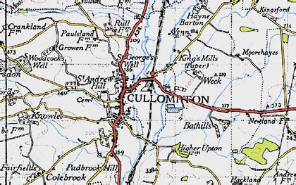 Cullompton photos, maps, books, memories - Francis Frith