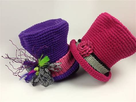 Top Hats | Crochet, Sewing accessories, Crochet crowd