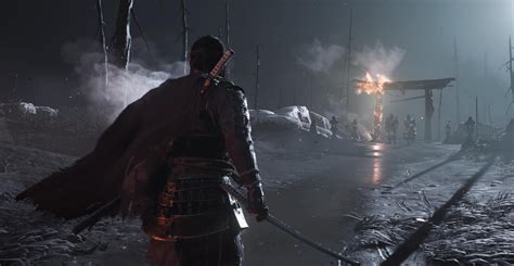 Ghost of Tsushima has a button to flick the blood off your sword - VG247