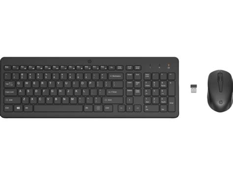 HP 330 Wireless Keyboard and Mouse Combo with LED Indicators (2V9E6AA ...