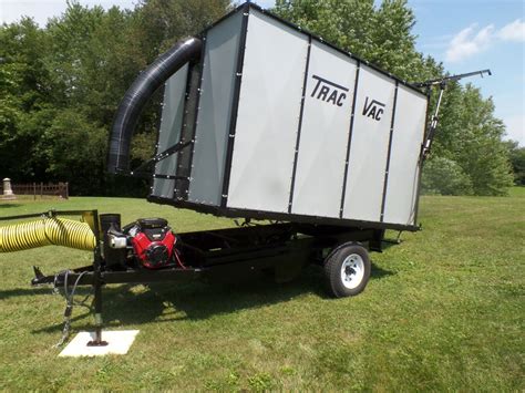 Trac Vac 288 Leaf Trailer Vacuum Bushel Tow Behind Street Curbside ...