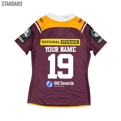 Personalised Brisbane Broncos Jersey | NRL Jerseys