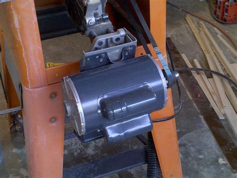 Ridgid Table Saw Motor Upgrade-unbelievable! - by ToddTurner ...