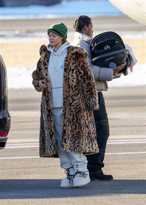 Rihanna and ASAP Rocky - Airport in Aspen 01/03/2024 • CelebMafia