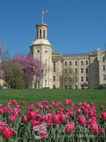 Wheaton College - Blanchard Hall in the Spring | Creation Light Photography