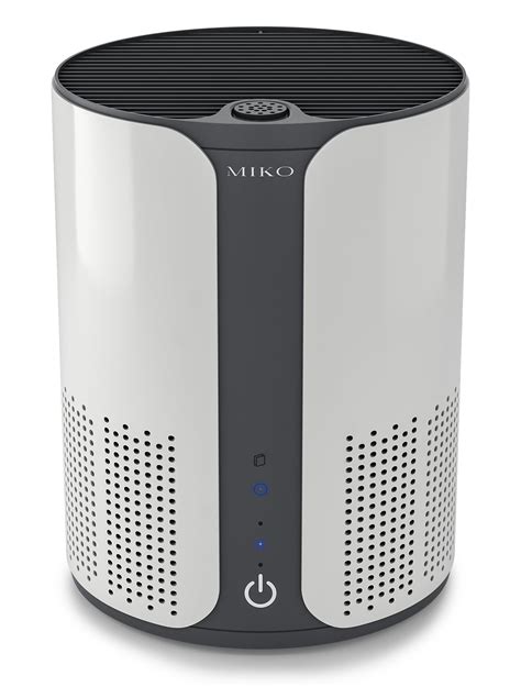 Miko Home Air Purifier with Multiple Fan Speeds, Time, True HEPA Filter to Safely Remove Dust ...