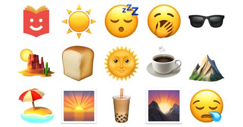 🌅 Morning Emojis — Copy & Paste!