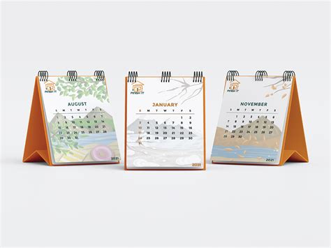 Desk Calendar on Behance