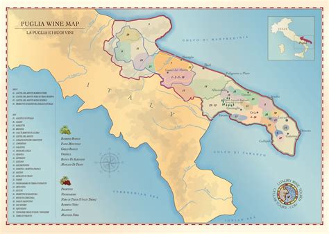 Puglia Wine Region Map » Cellar Tours