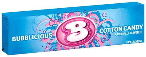 Bubblicious 5 Piece Packs Cotton Candy Bubble Gum Reviews 2021