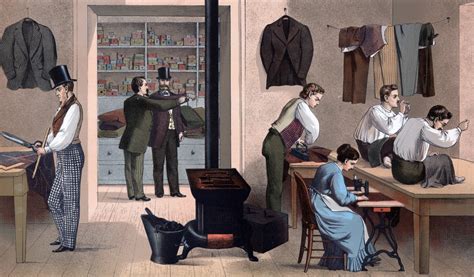 Tailor Shop Vintage Painting Free Stock Photo - Public Domain Pictures