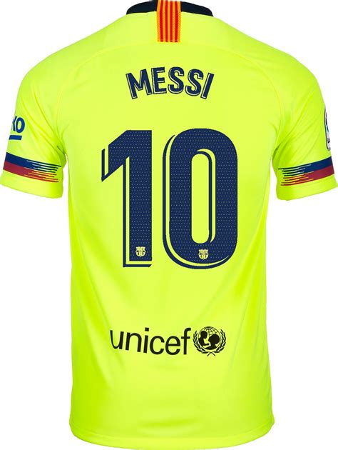 2018/19 Nike Lionel Messi Barcelona Away Jersey - SoccerPro