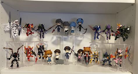 I finally setup my Eva figures : r/evangelion