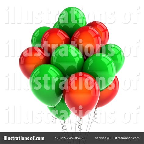 Party Balloons Clipart #1065393 - Illustration by stockillustrations