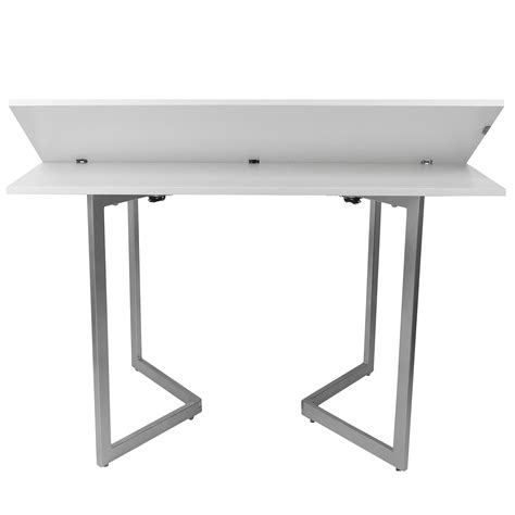 SpaceMaster Expanding Desk and Dining Table, White- Buy Online in United Arab Emirates at ...