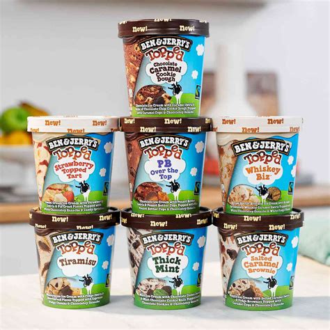 Ben & Jerry's Has 7 New Ice Cream Flavors Topped with a Layer of Chocolate Ganache