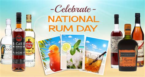 National Rum Day [year] - The History And Tradition Of Rum