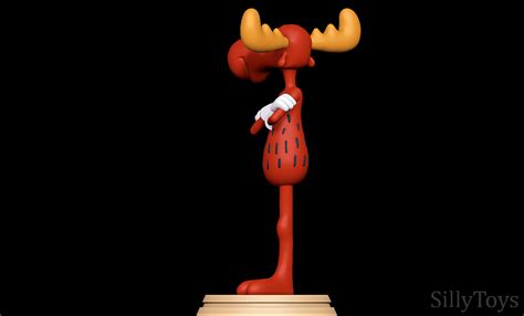 Bullwinkle J. Moose - 3D Print Model by SillyToys