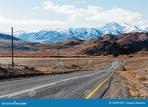 Beautiful Fall Leaf Colors and Road in Mountain Stock Image - Image of ...