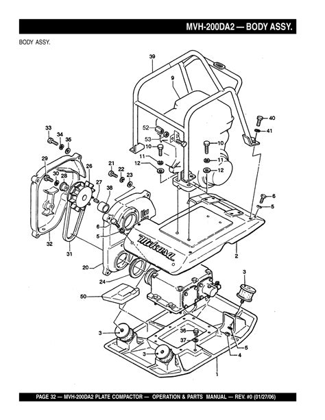 Plate Compactor Parts Diagram - General Wiring Diagram