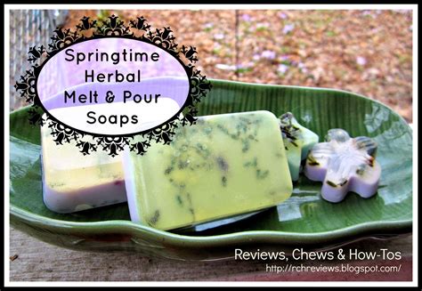 Reviews, Chews & How-Tos: Springtime Melt & Pour Herbal Soaps | Homemade soap recipes, Soap ...