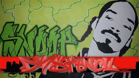 Snoop Dogg Graffiti Letters & Stencil - Snoop Dogg aka Snoop Lion - YouTube