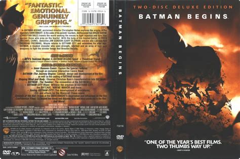 Batman Begins dvd cover (2005) R1