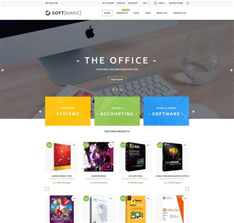 Software Store Online Shopify Template