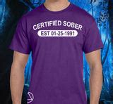 AA CERTIFIED SOBER Custom Tee, AA Shirt, Alcoholics Anonymous Shirts – nawears