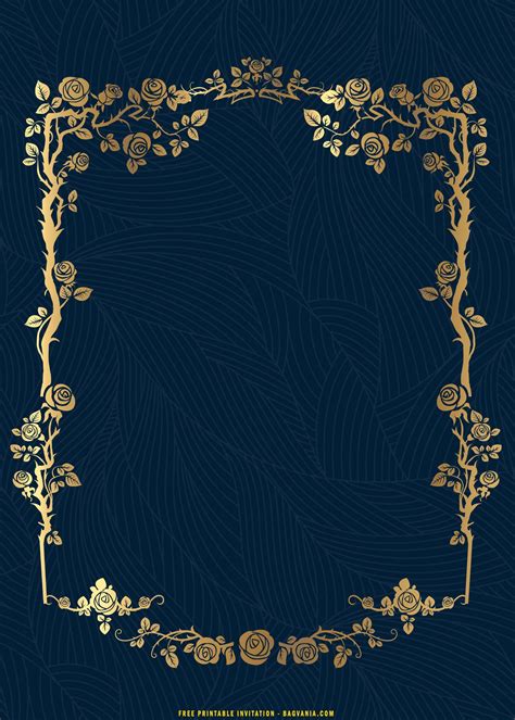 (FREE Printable) – Luxury Vintage Gold Mandala Invitation Templates ...