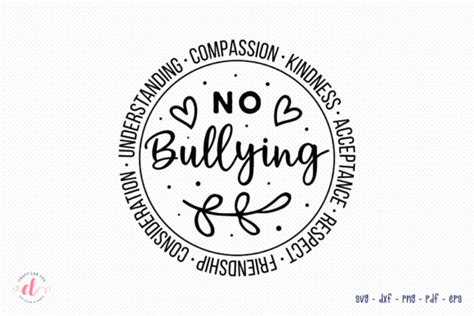 14 No Bullying Understanding Compassion Designs & Graphics