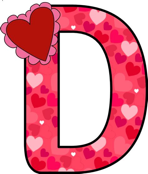 Free Printable Valentine Alphabet Letters Clipart - Full Size Clipart (#5505289) - PinClipart