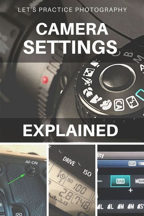 10 Camera Settings Explained - New Photographer Guide in 2023 | Beginner photography camera ...