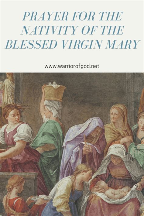 Prayer for the Nativity of the Blessed Virgin Mary | Blessed virgin ...