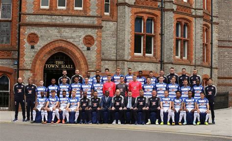 Reading Football Club 2017-18 Official Photo at Town Hall