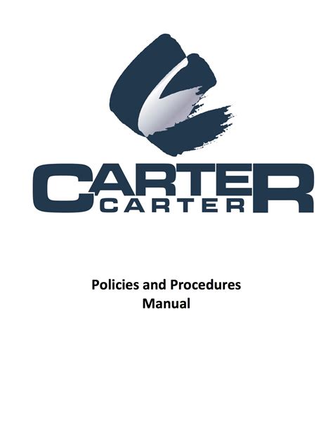 Carter & Carter Policies and Procedures - C&C Policies and Procedures - 1