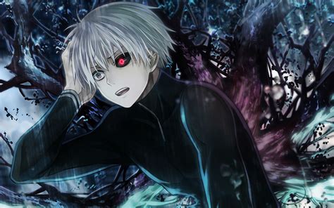 Ken Kaneki: Heterochromia Kagune HD Wallpaper from Tokyo Ghoul by Xue ...