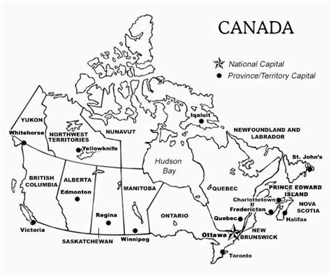 Map Of Canada Quiz Printable | secretmuseum